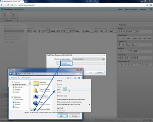 Adicionar certificado portal windows azure 2