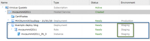 Criando deploy windows azure portal ready