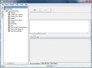 DLL com testes carregada no NUnitTests