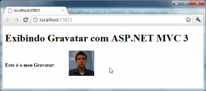 Gravatar no ASP.NET MVC 3