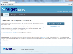 NuGet Gallery home