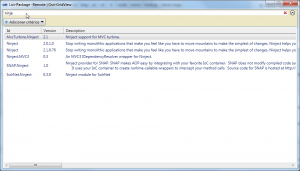 NuGet com out-gridview cmdlet filtrando por nome