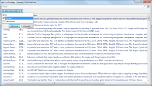 NuGet com out-gridview adicionando critérios para filtros