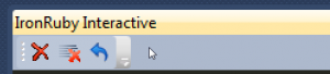 REPL buttons no Visual Studio 2010