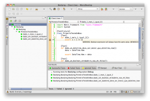 Rodando testes em Boo no MonoDevelop