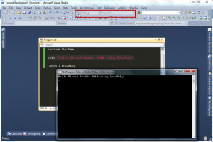 Rodando Console Application Com IronRuby usando VisualStudio 2010