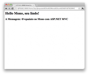 ASP.NET MVC rodando no Mono