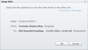 Swap VIP Windows Azure portal confirmacao