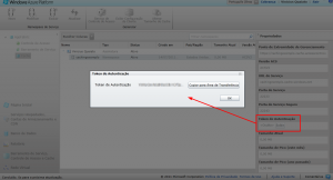 Token do Windows Azure AppFabric Caching