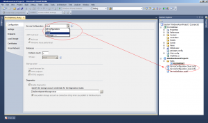 Windows Azure Multiplas Configuracoes de Servico