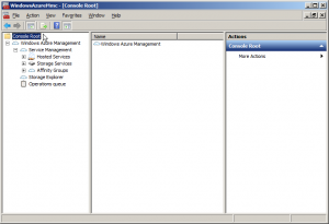 Windows Azure Management Tools - Windows Azure MMC