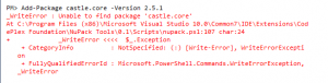 add-package NuPack usando -version dá erro