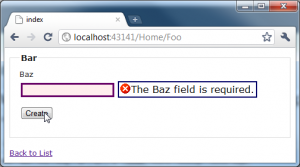 custom validation style