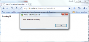 IronRuby rodando direto no browser com alert