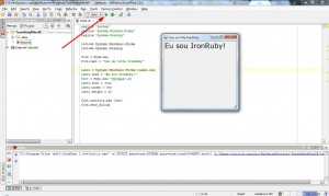 Executando WindowsForms IronRuby no RubyMine