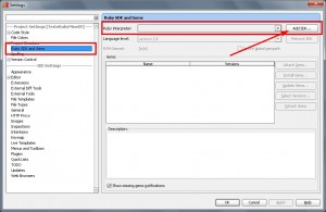 Alterar o SDK Ruby no RubyMine