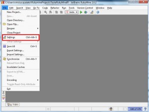 Configurando RubyMine com IronRuby