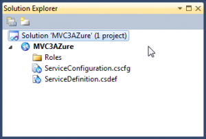 Solution Azure sem nenhum role